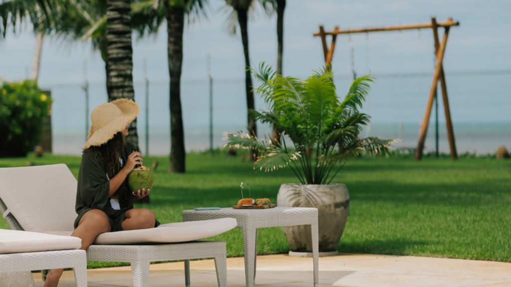 Blue Bauhaus Lifestyle Combining Design, Comfort, and Privacy